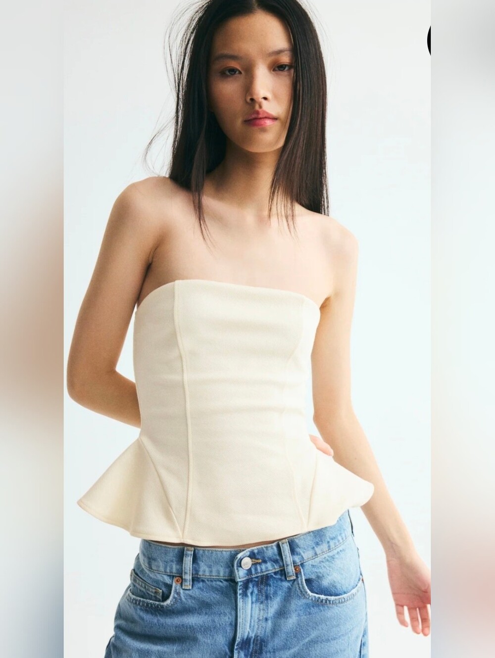 Zara White Structured Women’s Jacket
